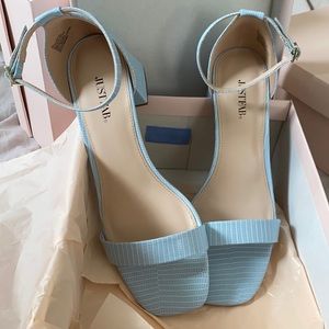 Simple Something Blue Heels